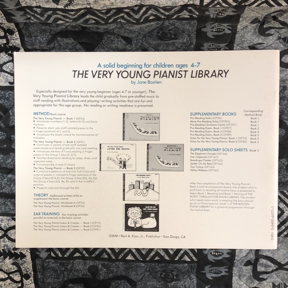 The Very Young Pianist Listens and Creates 1975 - Picture 2 of 12